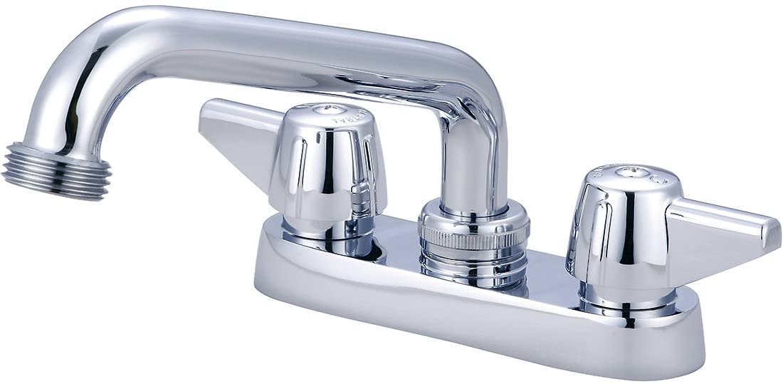 Central Brass' Two Handle Cast Brass Bar and Laundry Faucet in Chrome