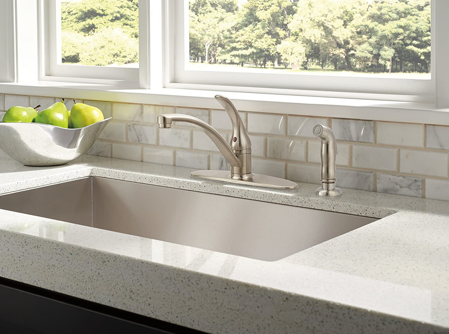 Delta's Foundations Single Handle Kitchen Sink Faucet