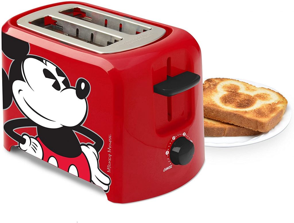 Disney Mickey Mouse 2-slice toaster