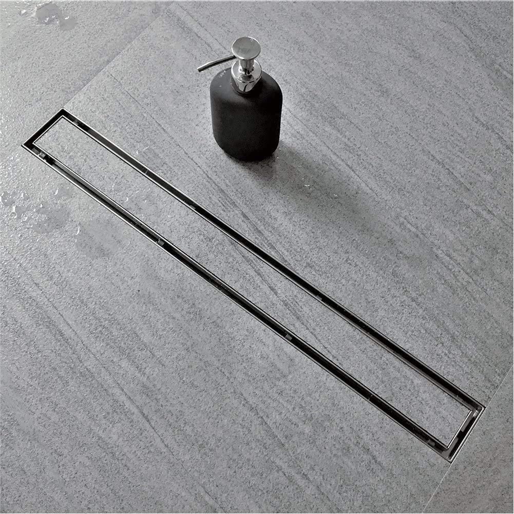Neodrain's 24-inch linear shower drain with tile insert
